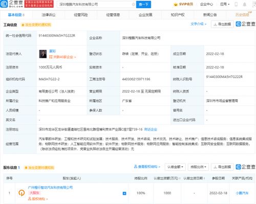 小鵬汽車深耕物聯網技術，深圳新公司啟航智能出行新篇章